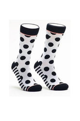 Socken mit Punktstreifen